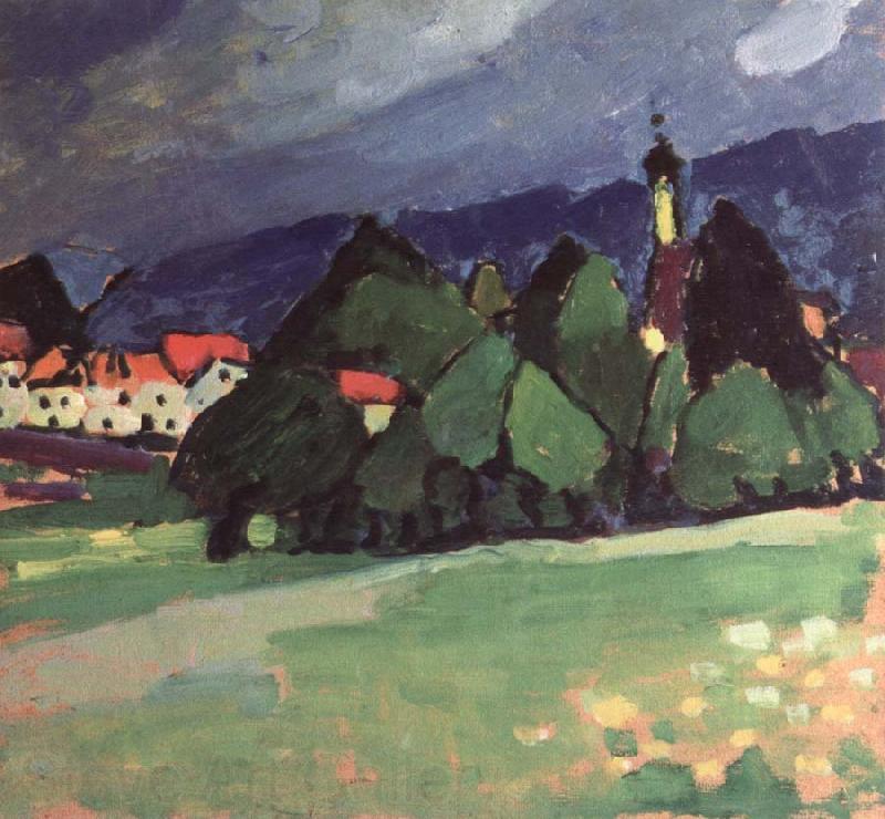 Alexei Jawlensky landscape,murnau Norge oil painting art